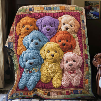 Puppy Patch Party CP0307031CL Quilt