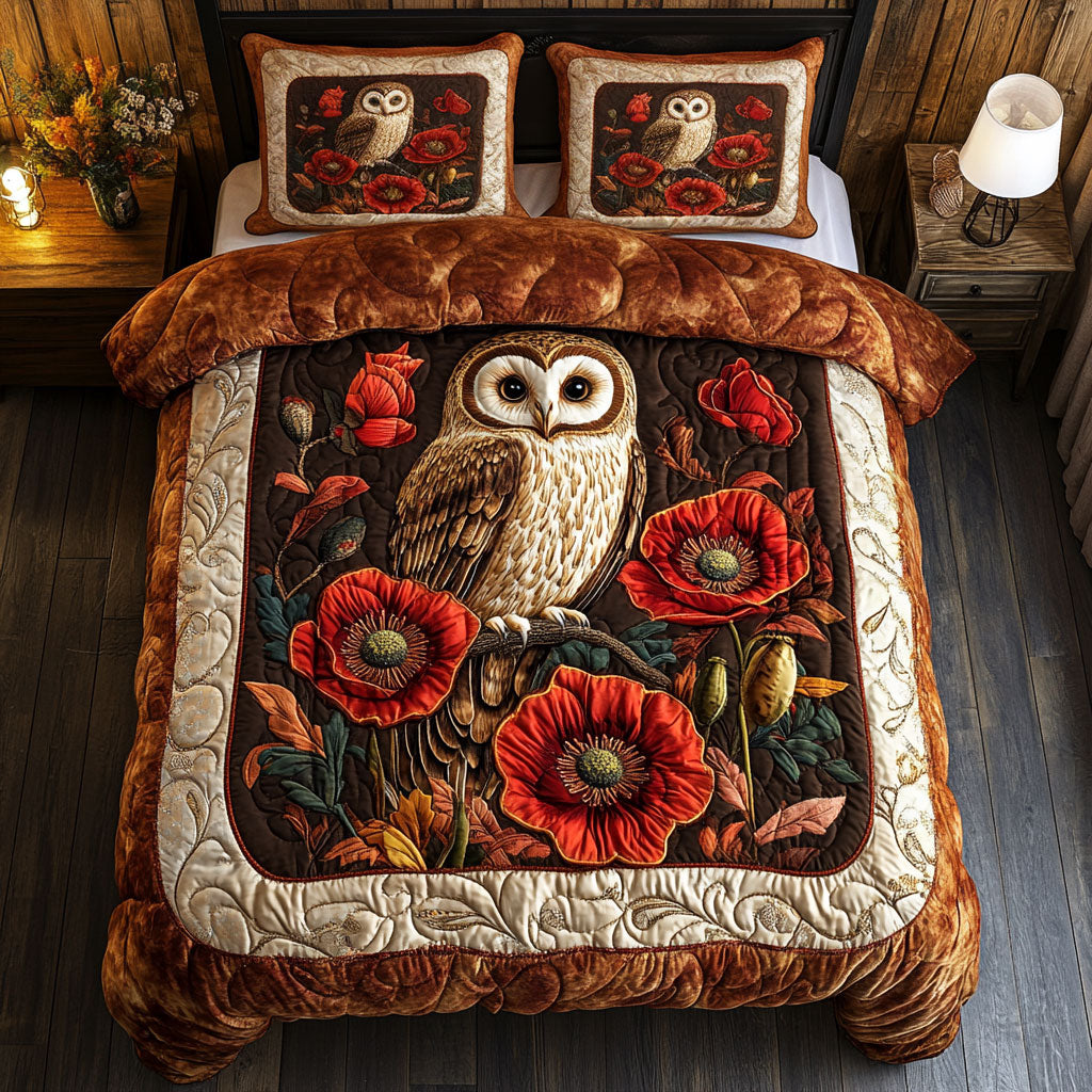 Poppy Owl CM1305005CL Duvet Cover Set