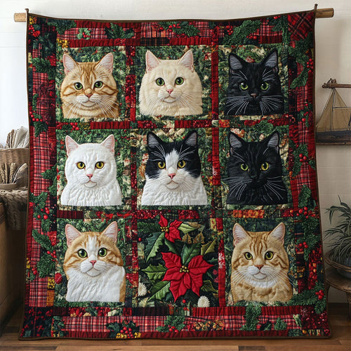 Cat Christmas Star WN0811016CL Quilt