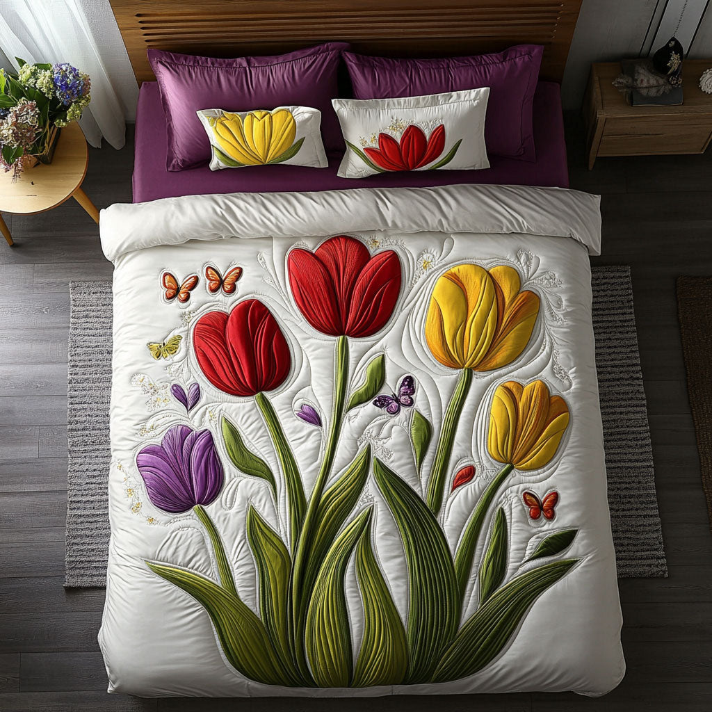 Tulip Garden Bliss WP1003029CL Duvet Cover Set