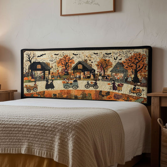 Spooky Witch WN1312080CL Quilted Headboard Slipcover