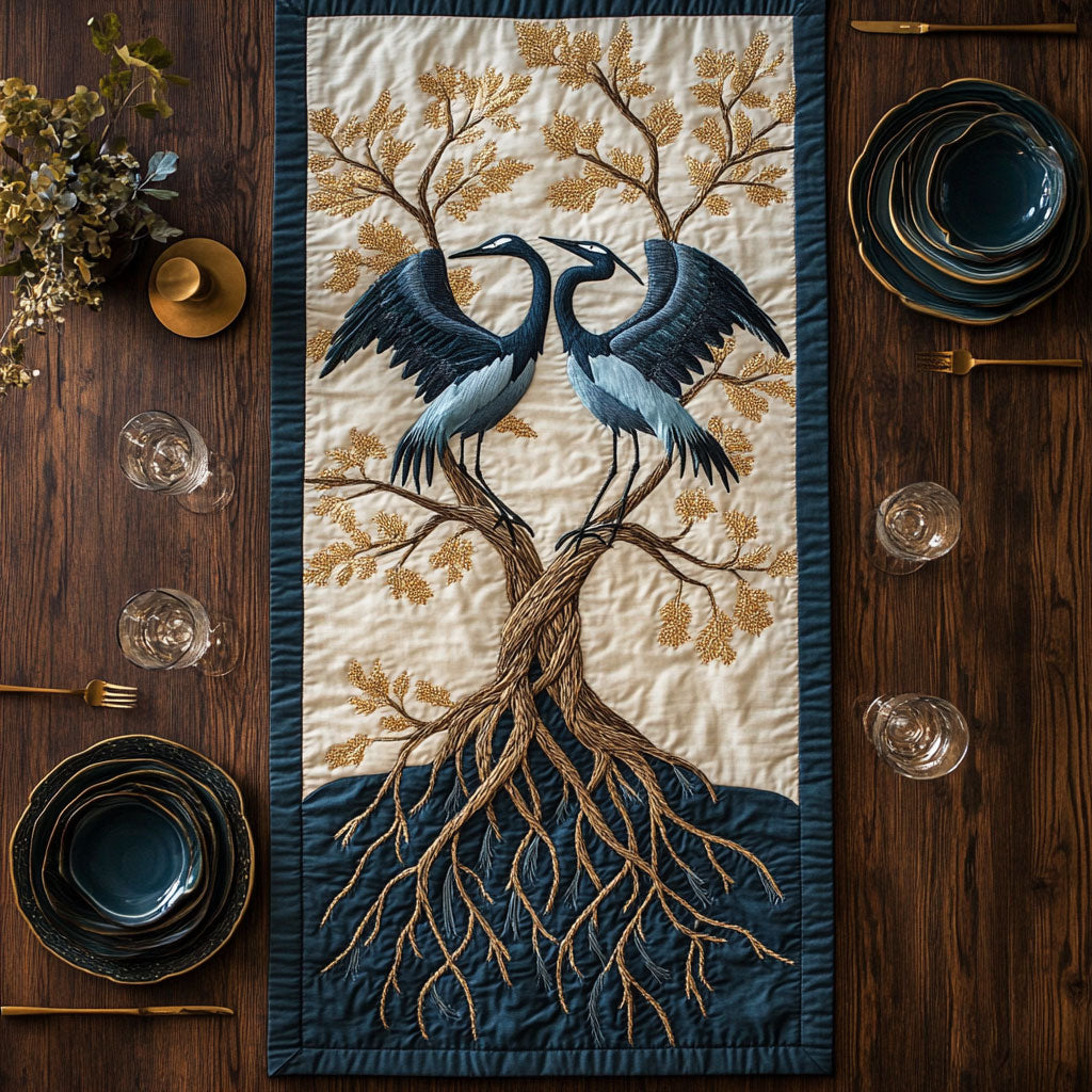 Rooted In Love CP2905012CL Quilted Table Runner