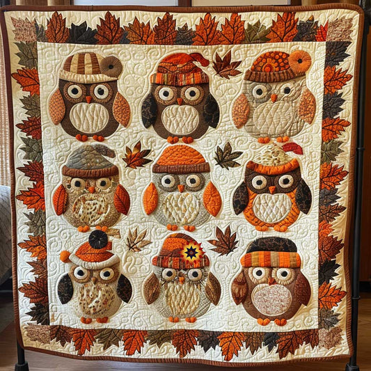 Autumn Baby Owl WP1610004CL Quilt