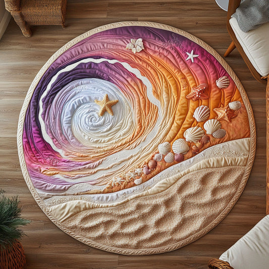 Ocean Dream CW0809054CL Quilted Round Mat