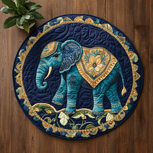 The Wise Wanderer CM2804024CL Quilted Round Mat