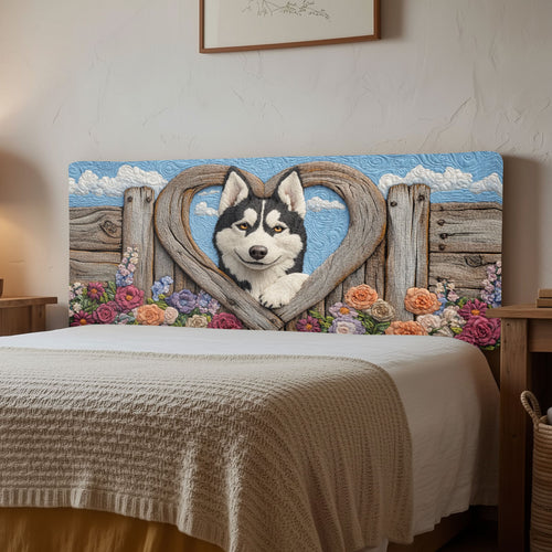 Husky Blue Sky CW2012020CL Quilted Headboard Slipcover