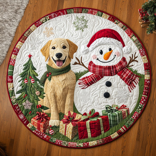 Festive Friend CW2108005CL Quilted Round Mat