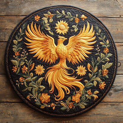 Eternal Phoenix WN2107008CL Quilted Round Mat