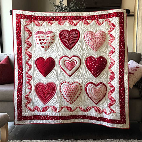 Valentine Heart Collection WP2201057CL Quilt