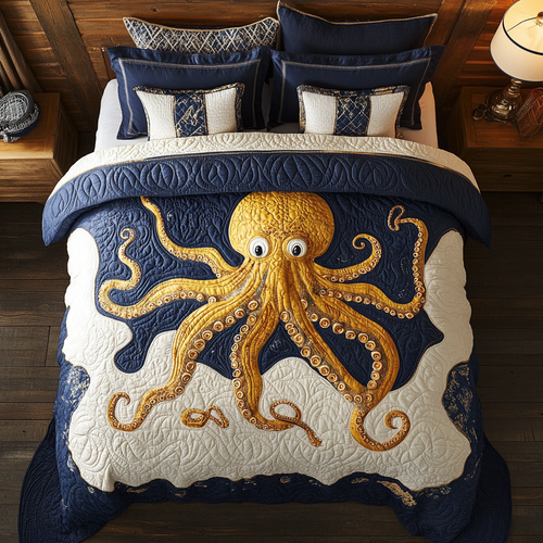 Octopus Ocean YR1001029CL Duvet Cover Set