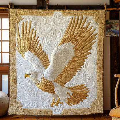 Fierce White Eagle WJ3012012CL Quilt