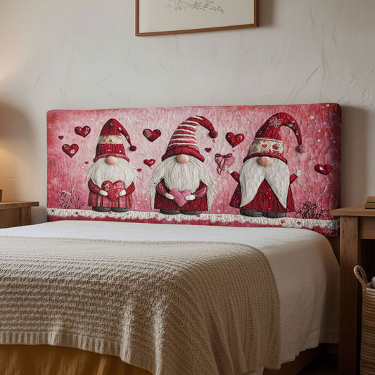 Heartfelt Gnome WN3112021CL Quilted Headboard Slipcover
