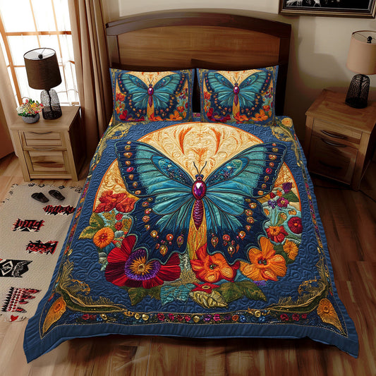 Blue Butterfly WX1912056CL Duvet Cover Set