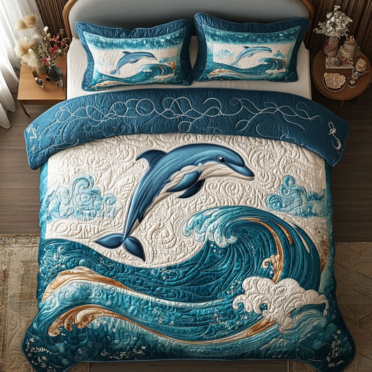 Impressive Dolphin CQ1406004CL Duvet Cover Set