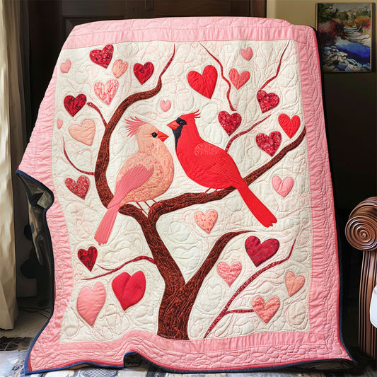 Couple Cardinal WX2401006CL Quilt