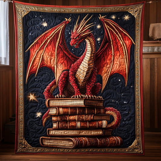 Dragon Book Flame CW2507028CL Quilt