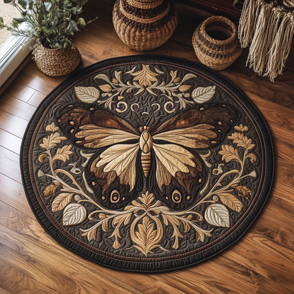Vintage Monarch WY0107056CL Quilted Round Mat