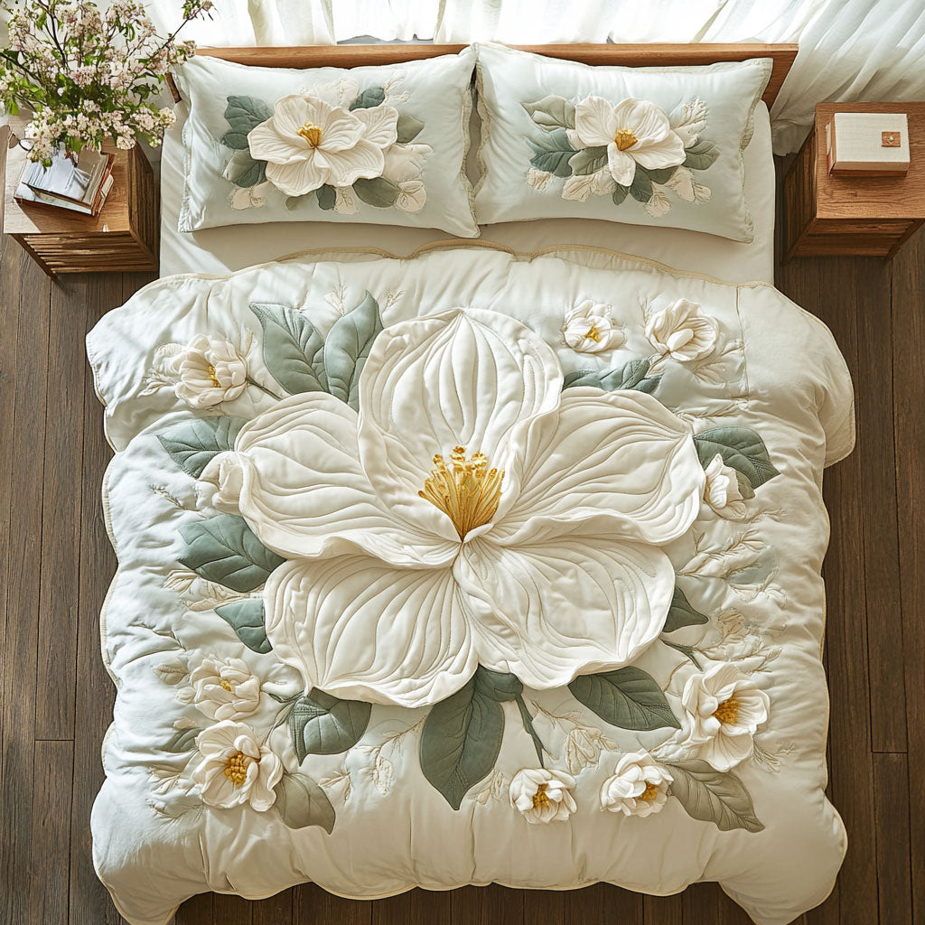 Magnolia Flower CW0309035CL Duvet Cover Set