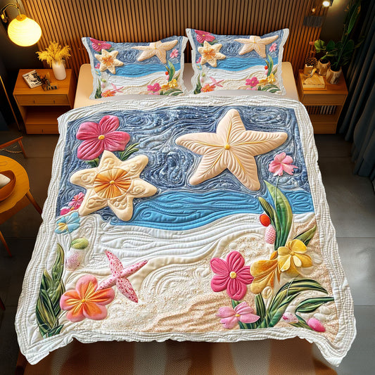 Tropical Beach Starfish WP2001055CL Duvet Cover Set