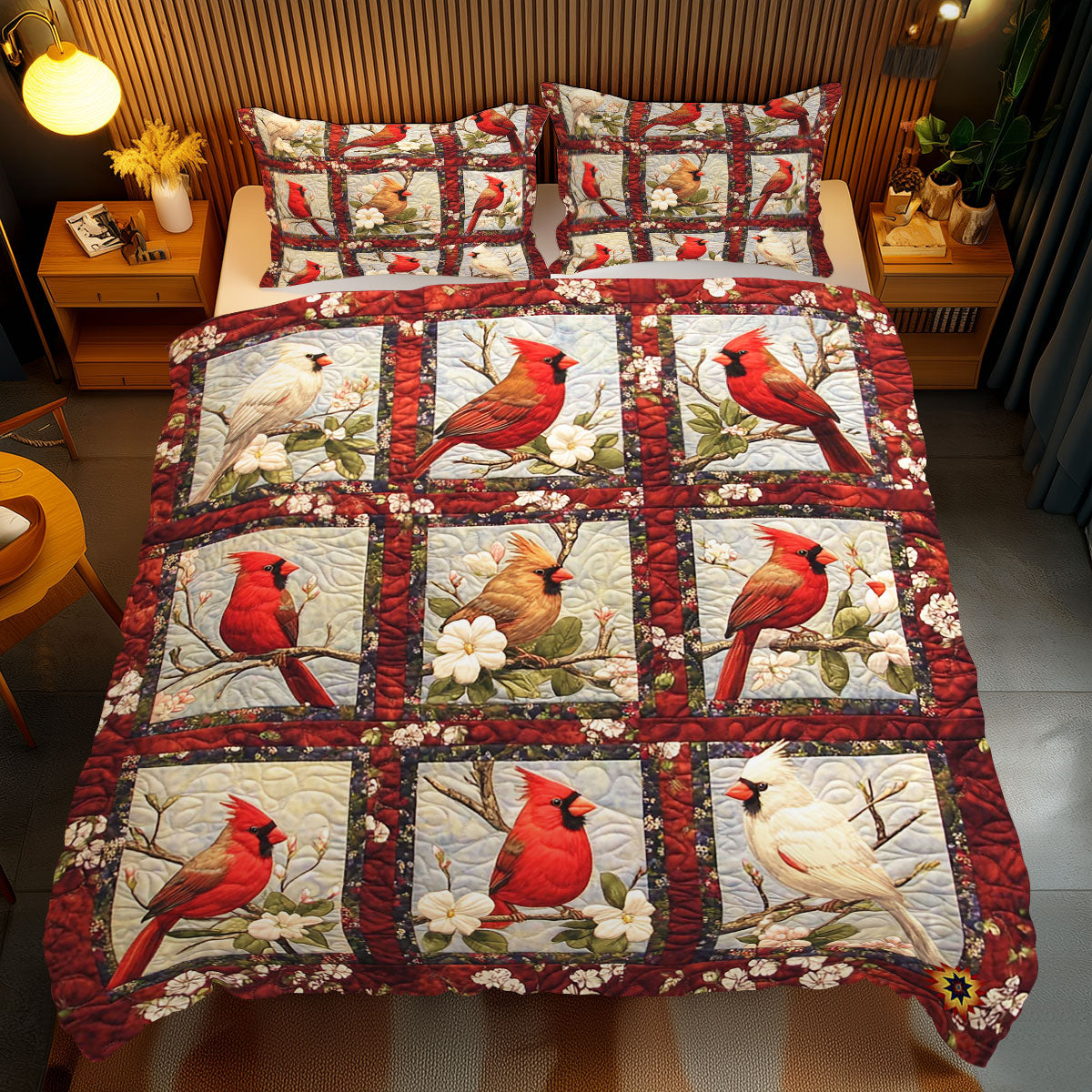 Cardinal Symphony WJ2512026CL Duvet Cover Set