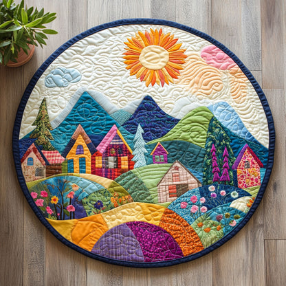 Sunny Hillside CW2805547CL Quilted Round Mat