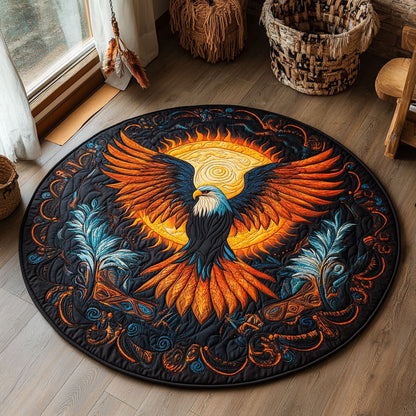 Eagle Moon WY0605002CL Quilted Round Mat