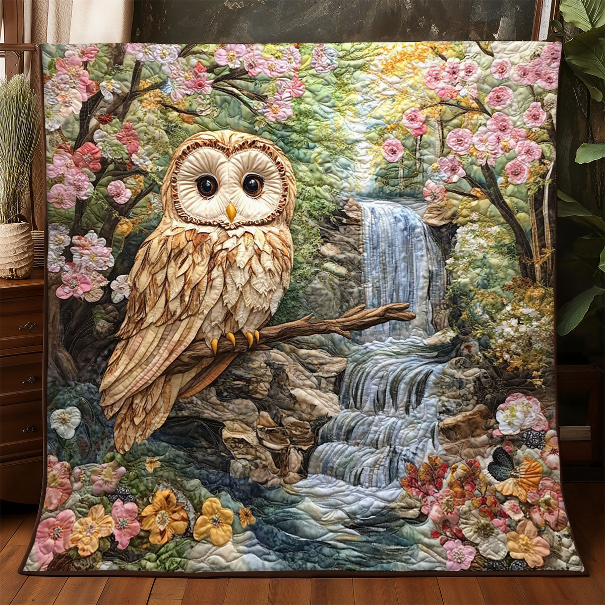 Spring Owl WJ2105010CL Quilt