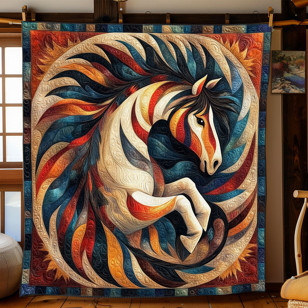 Horse Native American WJ2712021CL Quilt