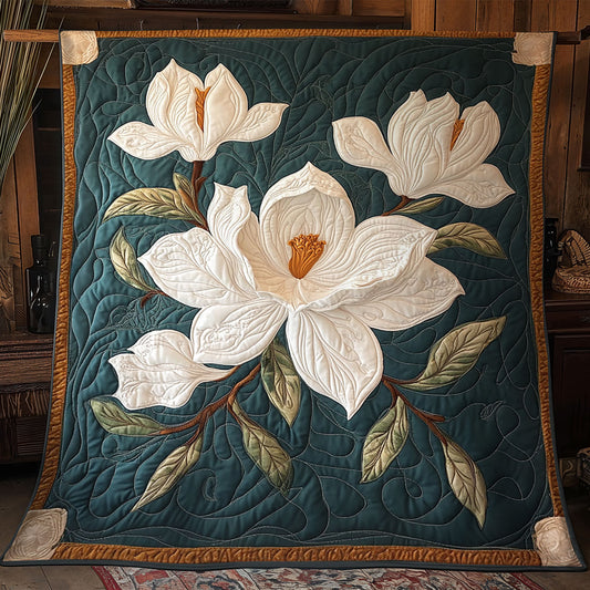 Magnolia Flower CM1404018CL Quilt
