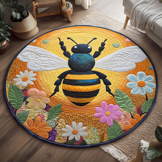 Honeybee WJ0504044CL Quilted Round Mat