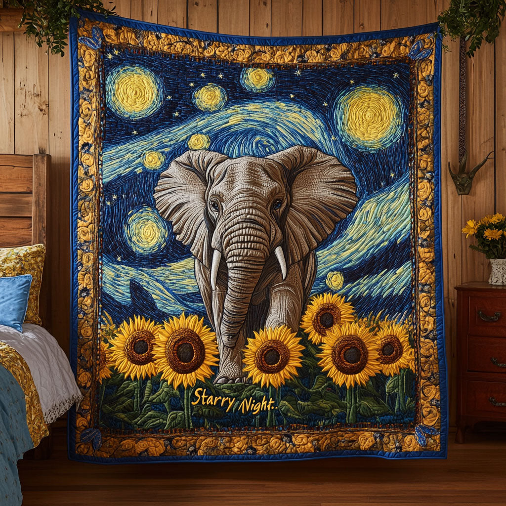 Elephant Story WN1010039CL Quilt