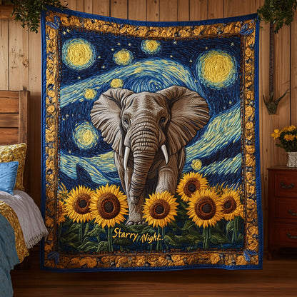 Elephant Story WN1010039CL Quilt