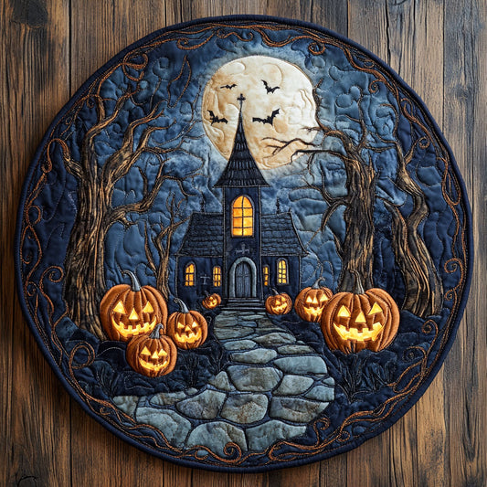 Cobweb Cottage WN2207009CL Quilted Round Mat