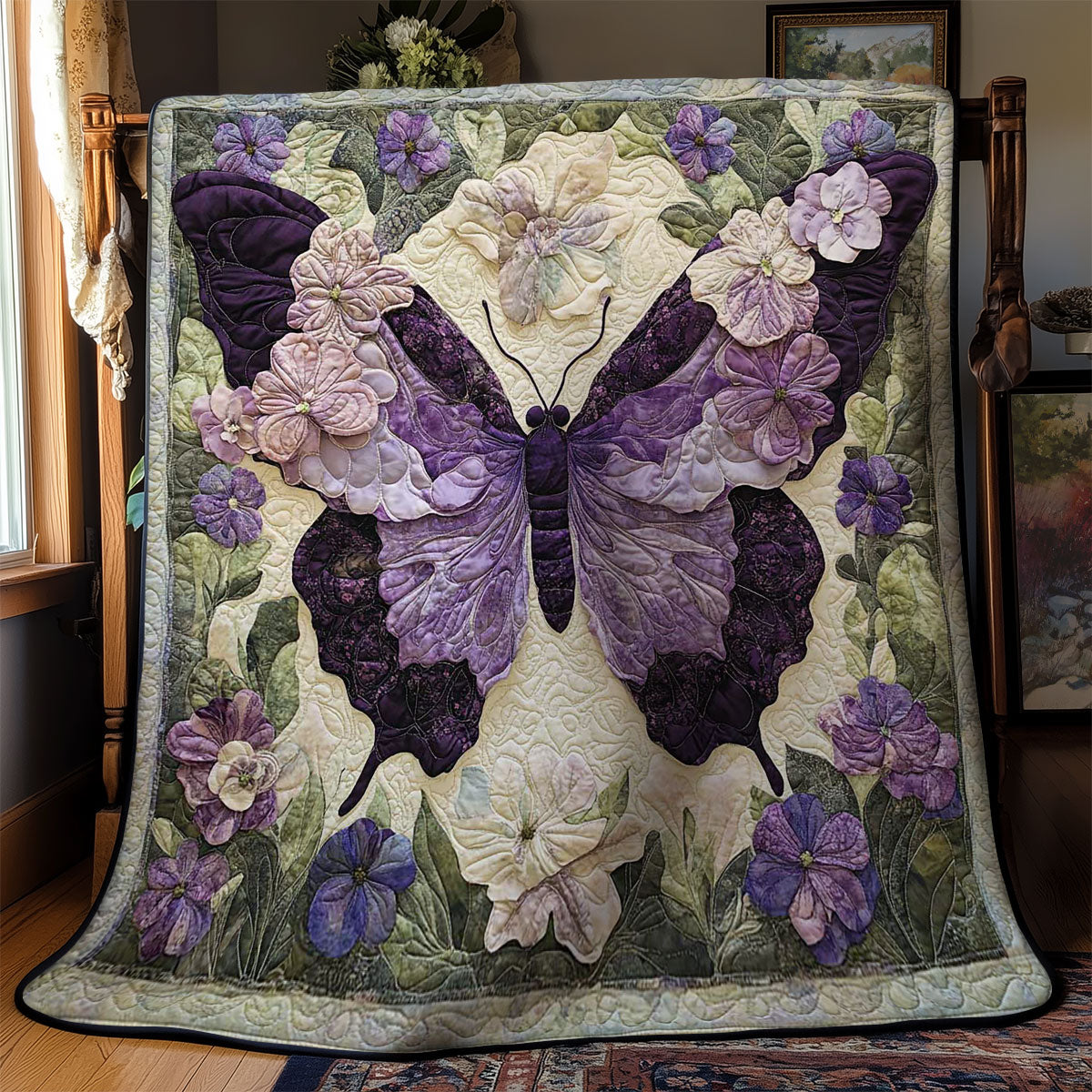 Blossom Butterfly WN0601045CL Quilt