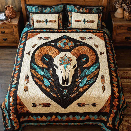 Chief Symbol Cow Skull WP1401014CL Duvet Cover Set