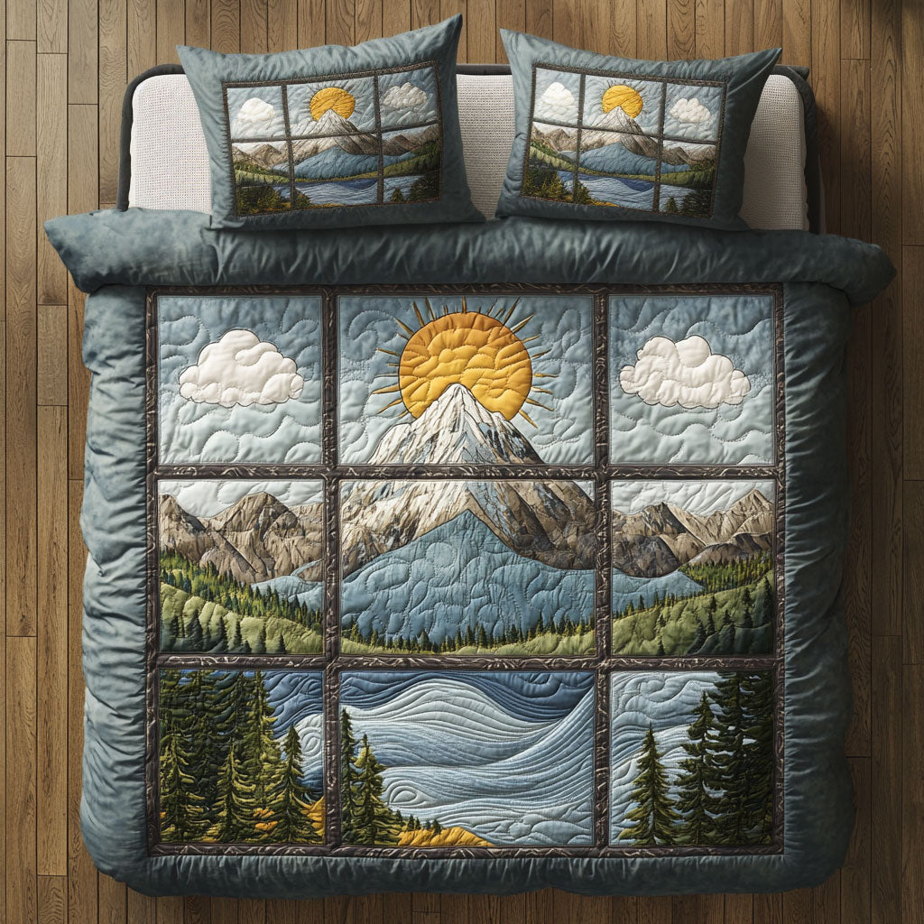 Celestial Forge Mountain WN1208013CL Duvet Cover Set