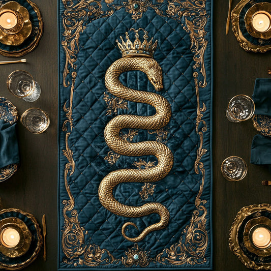 King Snake WY0506033CL Quilted Table Runner