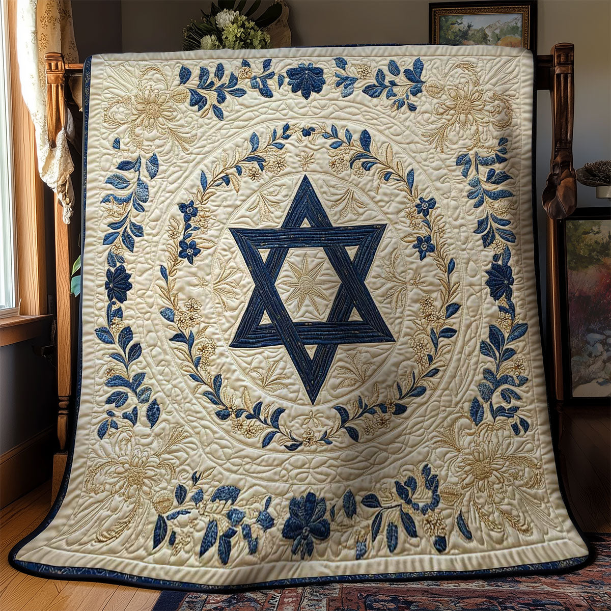 Ancient Jewish Star WN2203001CL Quilt