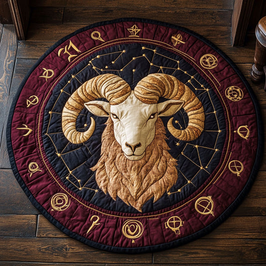 Aries Spirit CP1607061CL Quilted Round Mat