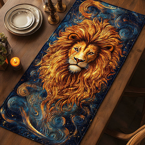 Celestial Lion CW1505113CL Quilted Table Runner
