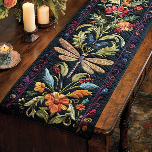 Dancing Wings CM2904025CL Quilted Table Runner