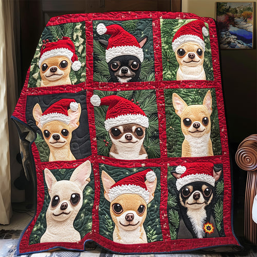 Holiday Chihuahua YR2612047CL Quilt