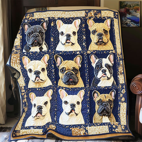 French Bulldog Portrait WP3012011CL Quilt