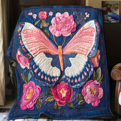 Butterfly Flower WX0805007CL Quilt