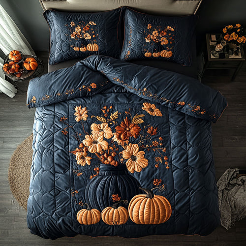 Amber Bloom Flower WN1408001CL Duvet Cover Set