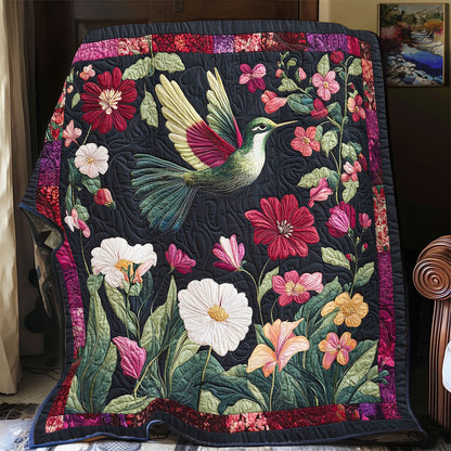 Gilded Hummingbird WY1203054CL Quilt