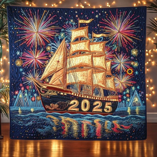 New Year Voyage WJ1212033CL Quilt