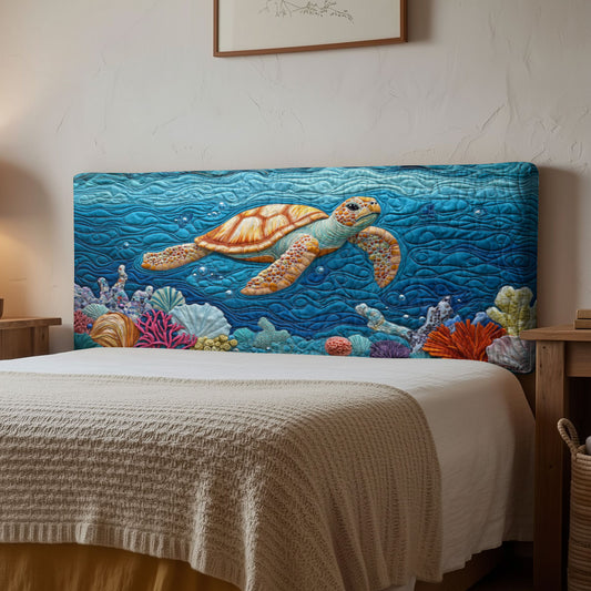 Sea Wanderer CP1112054CL Quilted Headboard Slipcover