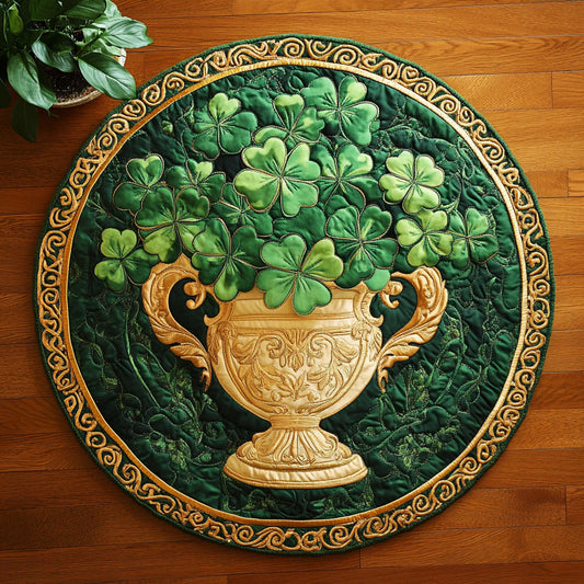 Shamrock Trophy CM0505036CL Quilted Round Mat