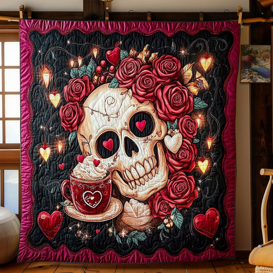 Sweet Valentine Skull WY3012033CL Quilt